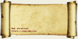 Milana Gošić vizit kartica